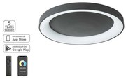 Φωτιστικό Οροφής Home Lighting Amaya 77-8154 Μαύρο Smart