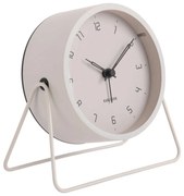 Ρολόι Επιτραπέζιο - Ξυπνητήρι Stark KA5952WG Φ13,5x6,5x13cm Warm Grey Karlsson Μέταλλο