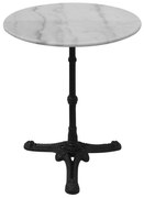 Τραπέζι Στρογγυλό 203433 White 70x72cm