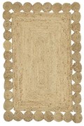 Χαλί Doze Inart Μπεζ 100% Γιούτα 120X80X1 εκ 302-000010-302-000010-Καφέ 302-000010