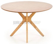 Nik Στρογγυλό Τραπέζι Ξύλινο 120x120x77
