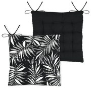 Μαξιλάρι Καρέκλας 2 Όψεων (38x38+4) S-F Ziana Noir CUD438001GAL