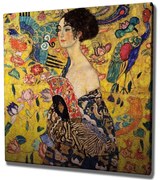 Πίνακας Καμβάς 265VGA1107 45x45cm Multi Wallity Τετράγωνοι Ξύλο, Καμβάς