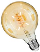 Λαμπτήρας Led Soft Spiral Filament 99138 G125 E27 6W 490lm Dimmable Honey GloboStar 6W