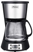Καφετιέρα φίλτρου PRCM-40250 Digital Eco 1.5L 12φλ Μαύρη-Inox 400250 Primo 400250