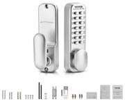 VEVOR Mechanical Keyless Entry Door Lock 14 Key Mechanical Keypad Door Knob Home