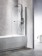 Sanitec AP90140 Μονόπτυχο Παραβάν Μπανιέρας 90x140cm
