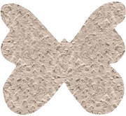 Παιδικό Χαλί GLACIAL BEIGE BUTTERFLY Μπεζ 120 x 120 εκ. MADI