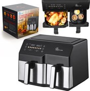 Extralink Home Air Fryer SJ-1000 10L EU | Air fryer | (6L+4L) 2500W