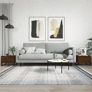 vidaXL Τραπεζάκια Σαλονιού 2 τεμ. Καφέ Δρυς 50x46x35 εκ. Επεξ. Ξύλο