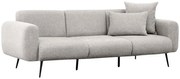 Καναπές Τριθέσιος Side 825BLC2882 235x82x77cm Light Grey