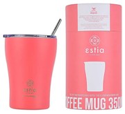 ESTIA ΘΕΡΜΟΣ COFFEE MUG SAVE THE AEGEAN 350ml FUSION CORAL