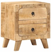 Κομοδίνο 40x32x46 cm από μασίφ ξύλο Rough Mango 4104511