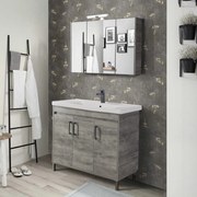 Σετ Έπιπλο Μπάνιου SAVINA CEMENT 100 9SSA100CE0 Πάγκος 99X44X86  9SSA100CE0