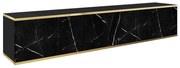 Έπιπλο Τηλεόρασης Κρεμαστό Oro P_ORO_BTVm 175x30x32cm Marble Anthracite