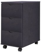 vidaXL Συρταριέρα Μαύρη 33 x 45 x 60 εκ.