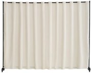 VEVOR Room Divider Portable Panel Room Divider with Wheels Privacy Screen Beige