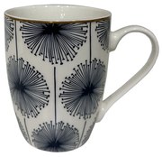 FLEUR A ΚΟΥΠΑ NEW BONE CHINA ΛΕΥΚΟ ΜΠΛΕ ΧΡΥΣΟ D8,3xH10,5cm - 028879