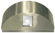 Απλίκα Φωτιστικό Τοίχου Ημικύκλιο G9 230V 22x9 IP54 Lumen-9-70567-Ορείχαλκος 9-70567