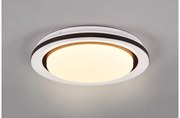 Πλαφονιέρα Απλία Φωτιστικό Οροφής Τοίχου LED RGB 17W Λευκό Dimmer 3CCT Cartida R67244000 Trio Lighting-R67244000-Λευκό R67244000