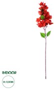 GloboStar® Artificial Garden BOUGAUVILLEA BRANCH 20662 Τεχνητό Διακοσμητικό Κλαδί Μπουκανβίλιας Κόκκινο Κεραμιδί Y80cm