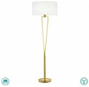 Φωτιστικό Επιδαπέδιο Υ160xØ50εκ. 1xE27 Μέταλλο Brass Mat Trio Lighting Paris II 400200108