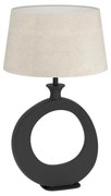 Φωτιστικό Επιτραπέζιο Diezma 390423 Ε27 30x52,5cm Black-Linen Eglo