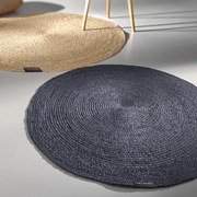 Στρογγυλό Χαλί Καλοκαιρινό (Φ150) Guy Laroche Native Anthracite
