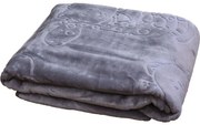 Κουβέρτα Βρεφική Βελουτέ Bear 3 Grey Anna Riska Cuddle 80x110cm Πολυέστερ
