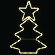 Φωτοσωλήνας xMas Tree 36 Led X04361306 Με Μπαταρία 32x0,5x44,5cm Clear Aca