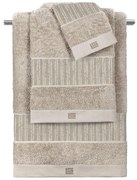 Πετσέτες Μπάνιου (Σετ 3τμχ) Guy Laroche Tudor Ammos - Natural 500gsm