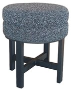 Liberta SEGU ΣΚΑΜΠΟ ΜΑΥΡΟ ΛΕΥΚΟ 42x42xH47cm 42x42xH47cm 16-0602
