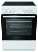 Gorenje GEC6A41WC-740616 Λευκή Κουζίνα Κεραμική 71Lt 85x60x60cm με 9 προγράμματα λειτουργίας