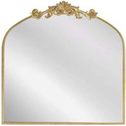 Καθρέπτης Τοίχου Dia 661-2023-GOLD 80x3x80cm Gold Artekko Μέταλλο,Γυαλί
