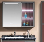 Καθρέφτης ERIETE LED 90cm χρ. ANTHRACITE κωδ. 3MERI090ANΤ 3MERI090ANΤ