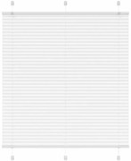 vidaXL Πλισέ περσίδα Λευκό 115x100 cm Πλάτος υφάσματος 114,4 cm