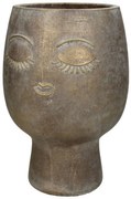 Κασπώ ArteLibre Πρόσωπο Χρυσό Τσιμέντο 17.5x17.5x25cm