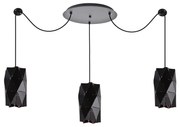 KQ S0661-3A TANGRAM BLACK METAL PENDANT HOMELIGHTING 77-8190