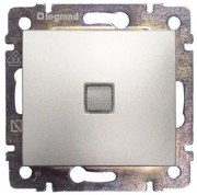 Διακόπτης απλός φωτεινός Valena LEGRAND-770110-Αλουμίνιο 770110