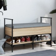 vidaXL Παπουτσοθήκη Sonoma Δρυς 85,5x42x57,5 εκ. Επεξεργασμένο Ξύλο