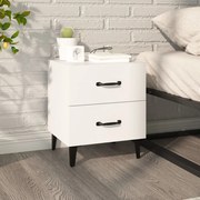 vidaXL Κομοδίνο Λευκό 40 x 35 x 47,5 εκ.