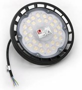 Adeleq LED Καμπάνα Αλουμινίου UFO 100W 230V 4000K Μαύρη 3-9021001