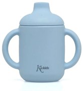 Ποτήρι Εκπαιδευτικό Σιλικόνης 120ml Kiokids Σιέλ 3544