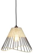 ΦΩΤΙΣΤΙΚΟ ΚΡΕΜΑΣΤΟ ΜΟΝΟΦΩΤΟ Ε27 MAX 40W D36*H28CM RATTAN Eurolamp 144-33010