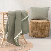 Ριχτάρι Veracruz Khaki Ρυθμός Διθέσιο 180x240cm Cotton-Polyester