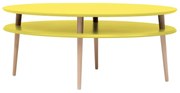 Τραπεζάκι Oval OVO5H Yellow 110X70X45cm