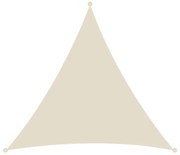 Τρίγωνο πανί σκίασης 230gsm 5x5x5μ. Εκρού