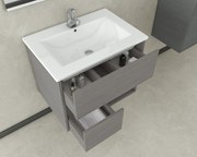 Πάγκος κρεμαστός Drop Sorrento 65-Τσιμέντο