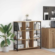 vidaXL Ράφι Βιβλίων Artisan Oak 102 x 32 x 104,5 εκ.