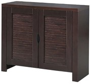 ΠΑΠΟΥΤΣΟΘΗΚΗ 80Χ32Χ70εκ. WENGE/2 ΠΟΡΤΕΣ/2 ΡΑΦΙΑ ZITA PLUS 80X32X70εκ.
